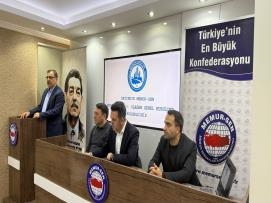 Onhan ve Düzgören, Mersin Şubemizin 3. Olağan Genel Kuruluna Katıldı