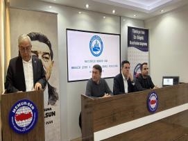 Onhan ve Düzgören, Mersin Şubemizin 3. Olağan Genel Kuruluna Katıldı