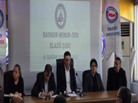 Elazığ Şubemizin 4. Olağan Genel Kurulu, Onhan ve Düzgören'in Katılımlarıyla Gerçekleşti