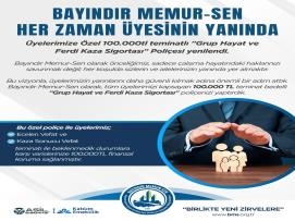 Sendikamızdan Üyelerimize ‘’Önce Sağlık’’ Hizmeti: ‘’Tamamlayıcı Sağlık Sigortası İndirim Anlaşması İmzalandı’’