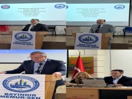 Onhan ve Düzgören, İzmir Şubemizin 4. Olağan Genel Kurulu'na Katıldı