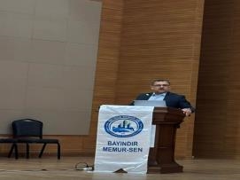 Onhan, Düzgören ve Tosun, Ankara 1 Nolu Şubemizin 4. Olağan Genel Kurulu'na Katıldı