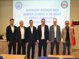 Bayındır Memur-Sen Bursa Şubesi 4. Olağan Genel Kurulu Gerçekleştirildi
