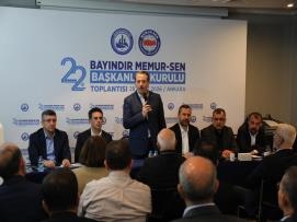 Bayındır Memur-Sen 22. Başkanlar Kurulu Toplantısı Gerçekleştirildi