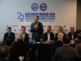 Bayındır Memur-Sen 22. Başkanlar Kurulu Toplantısı Gerçekleştirildi