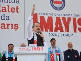 Çorum’da 1 Mayıs Coşkusu: “Paylaşımda Adalet, Dünyada Barış”
