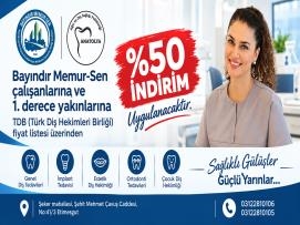 Sendikamız ile Anatolya Ağıs ve Diş Sağlığı Polikliniği Arasında İndirim Anlaşması