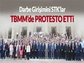 Darbe Girişimini STK'lar TBMM'de Protesto Etti