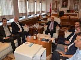 Memur-Sen Heyeti Ulaştırma Denizcilik ve Haberleşme Bakanlığı Müsteşarı M. Hamdi Yıldırımı ziyaret e